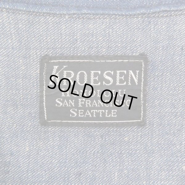 画像3: 30-40's Gus Kroesen / US.NAVY デニムプルオーバー (3)