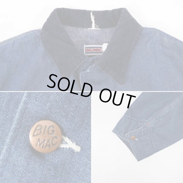 画像4: 80's BIG MAC ブランケットライナー デニムカバーオール “SIZE 50” (4)
