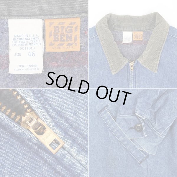 画像3: 70's BIG BEN ブランケットライナー デニムワークジャケット "MADE IN USA" (3)