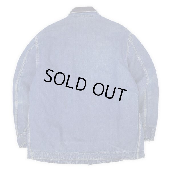 画像2: 70's Sears ブランケットライナー デニムカバーオール (2)