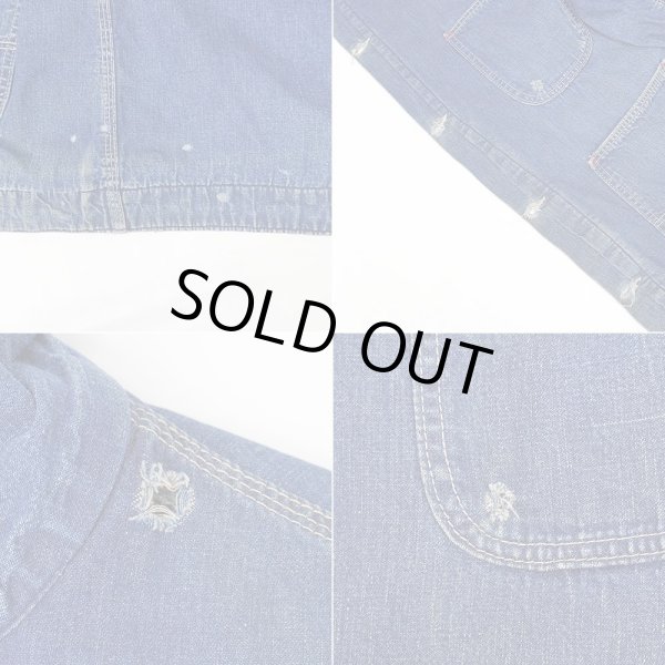 画像5: 70's Sears ブランケットライナー デニムカバーオール (5)