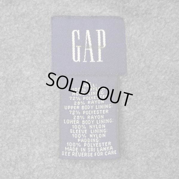 画像2: 00's OLD GAP フリースライナー ナイロンアノラック (2)