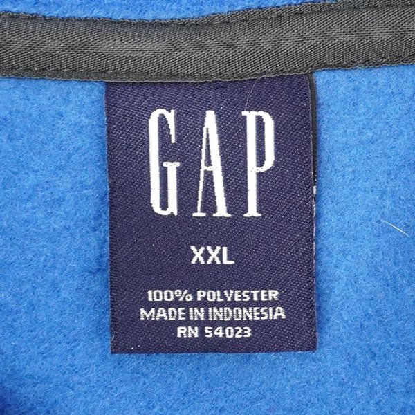 画像2: 00's OLD GAP ハーフジップ フリースプルオーバー (2)