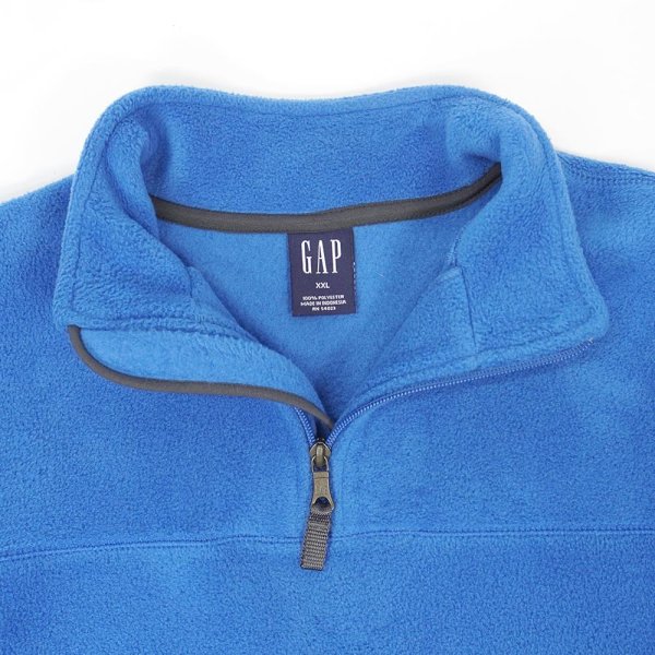 画像3: 00's OLD GAP ハーフジップ フリースプルオーバー (3)