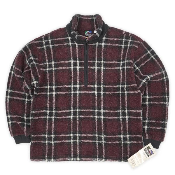 画像1: 90's STEEL BRIDGE ハーフジップ フリースジャケット "MADE IN USA / DEADSTOCK" (1)