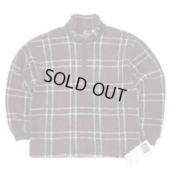 画像1: 90's STEEL BRIDGE ハーフジップ フリースジャケット "MADE IN USA / DEADSTOCK" (1)