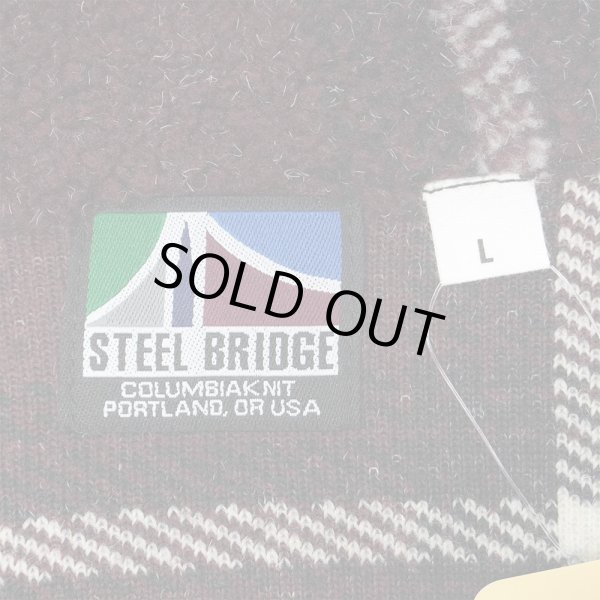 画像2: 90's STEEL BRIDGE ハーフジップ フリースジャケット "MADE IN USA / DEADSTOCK" (2)