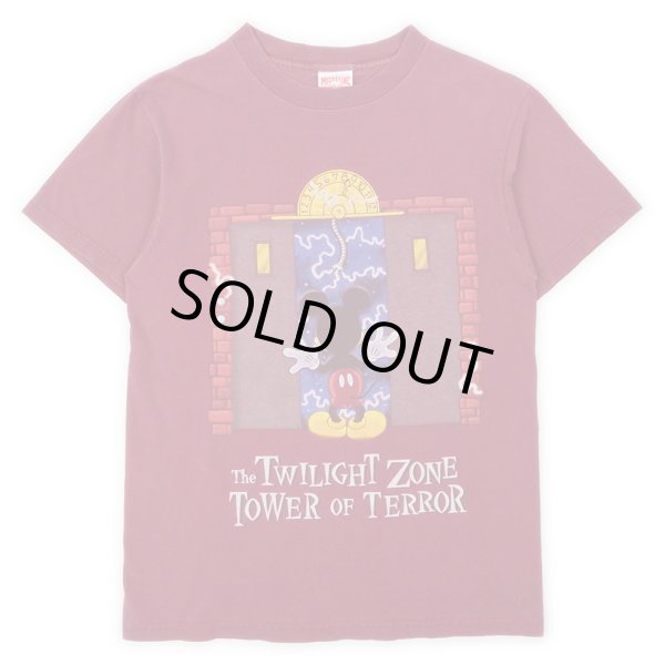 画像1: 00's Disney プリントTシャツ "THE TWILIGHT ZONE TOWER OF TERROR" (1)
