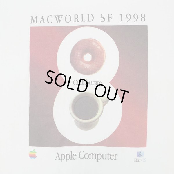 画像3: 90's Apple "MACWORLD SF 1998" ロゴプリントTシャツ (3)