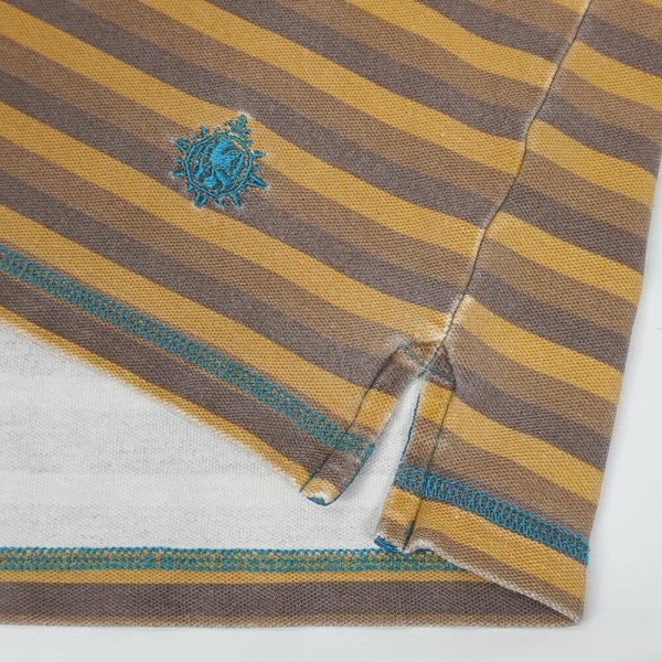 画像3: 00's THE TERRITORY AHEAD マルチボーダー柄 フーディーカットソー (3)