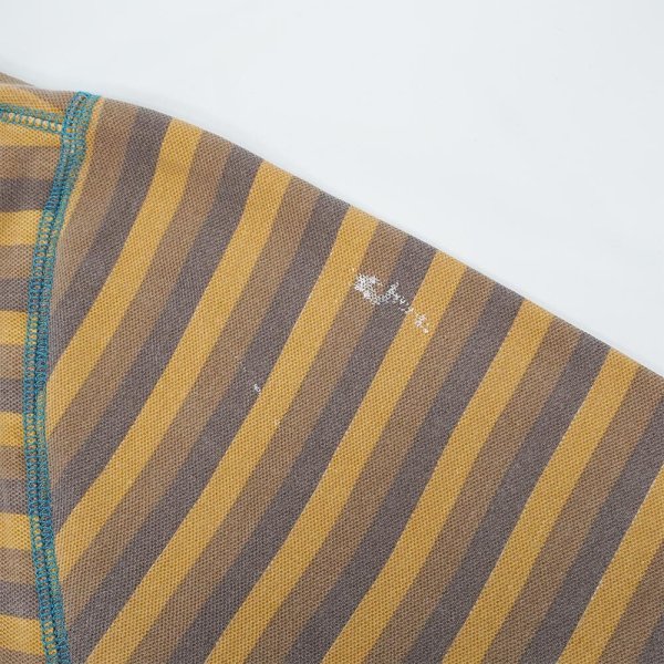 画像4: 00's THE TERRITORY AHEAD マルチボーダー柄 フーディーカットソー (4)