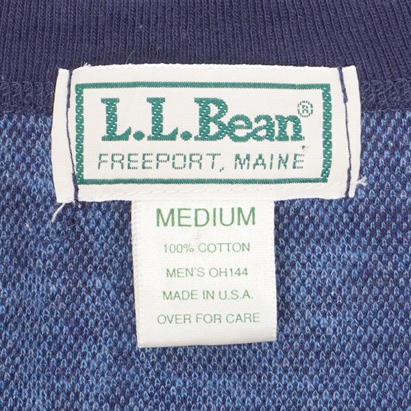 画像2: 90's L.L.Bean ヘンリーネック サーマル カットソー "MADE IN USA" (2)