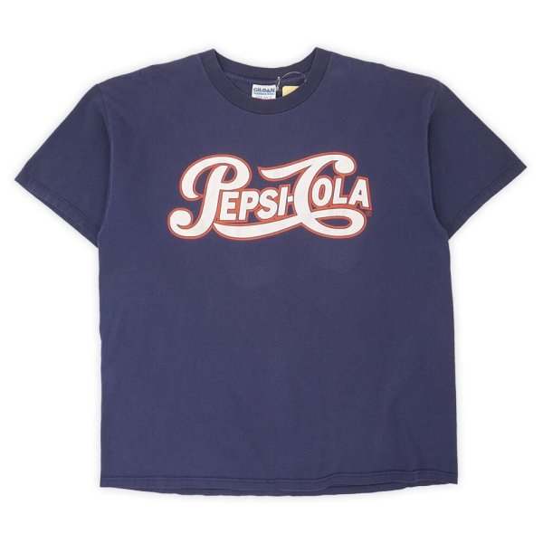 画像1: Late 90's PEPSI COLA ロゴプリントTシャツ (1)