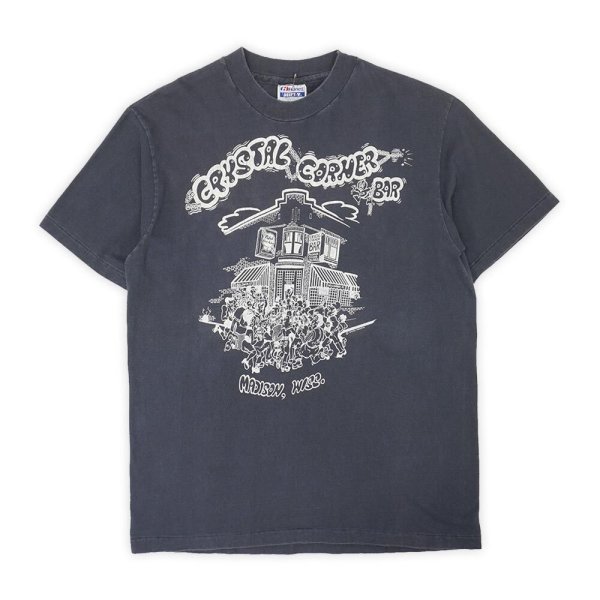 画像1: 80-90's CRYSTAL CORNER BAR 両面プリントTシャツ "MADE IN USA" (1)