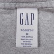 画像2: 90's OLD GAP ポケットTシャツ “MADE IN USA / GRAY" (2)