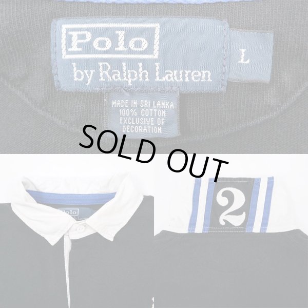 画像2: 00's Polo Ralph Lauren ラガーシャツ (2)