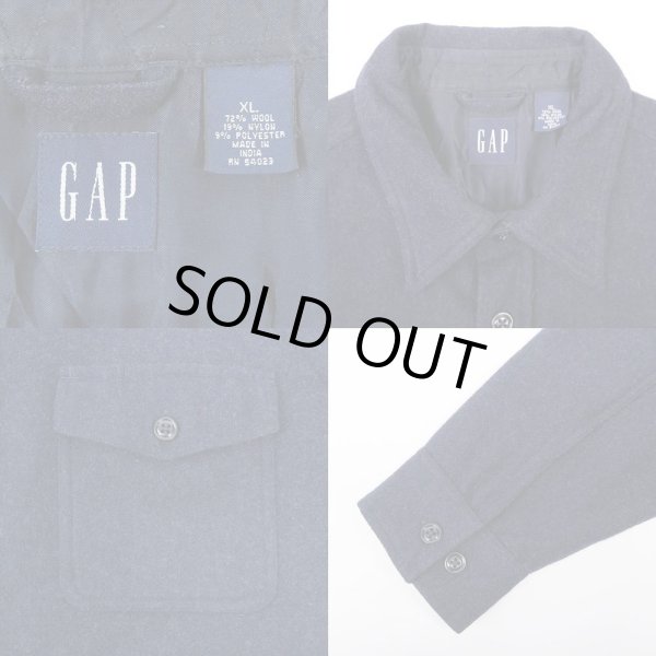 画像3: 00's OLD GAP ウールシャツ (3)