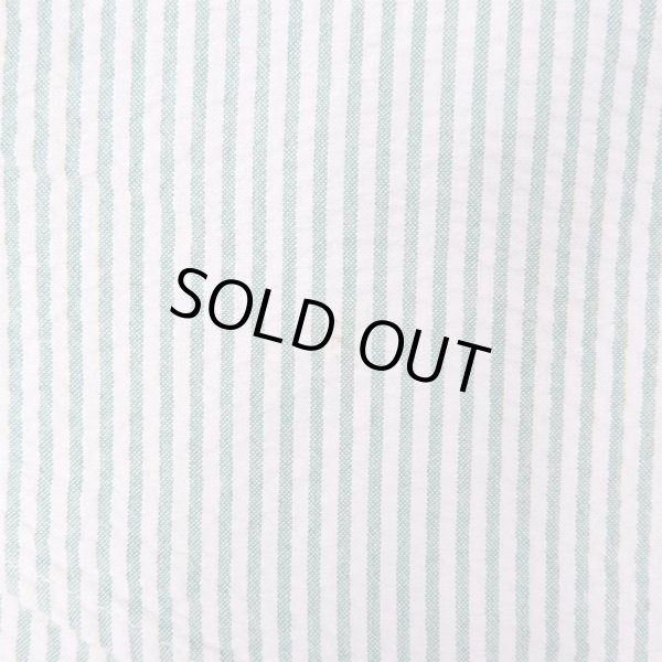 画像4: 90's Polo Ralph Lauren S/S ストライプ柄 ボタンダウンシャツ "Seersucker / GREEN" (4)