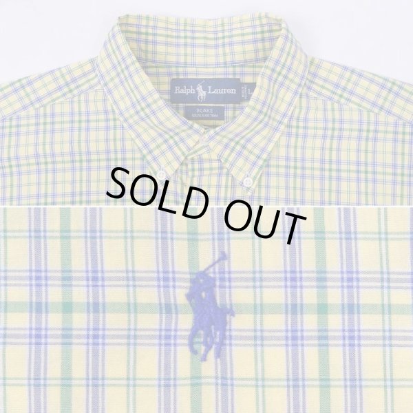 画像4: 90's Polo Ralph Lauren S/S ボタンダウンシャツ “BLAKE” (4)