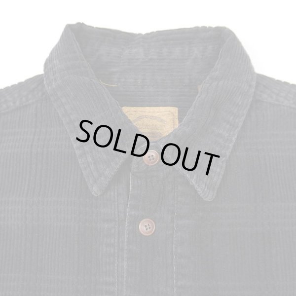 画像3: 00's ST JOHN'S BAY 太畝コーデュロイ プルオーバーシャツ “BLACK” (3)