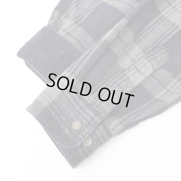 画像3: 90's ST.JOHN'S BAY ヘビーネルシャツ "DARK NAVY Plaid" (3)