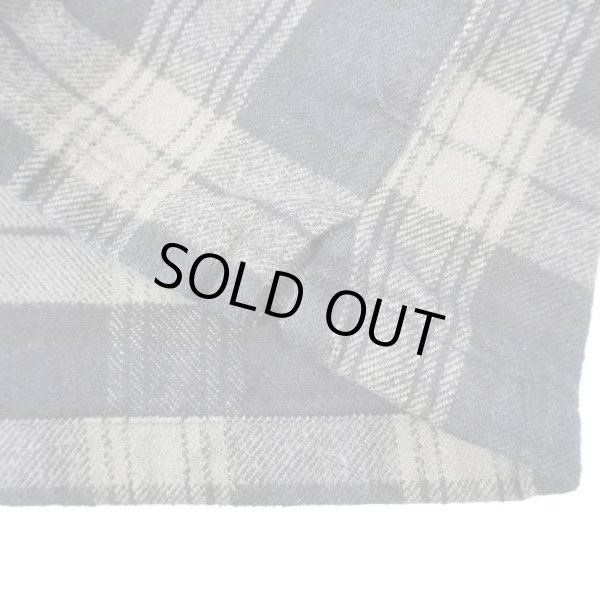 画像4: 90's ST.JOHN'S BAY ヘビーネルシャツ "DARK NAVY Plaid" (4)