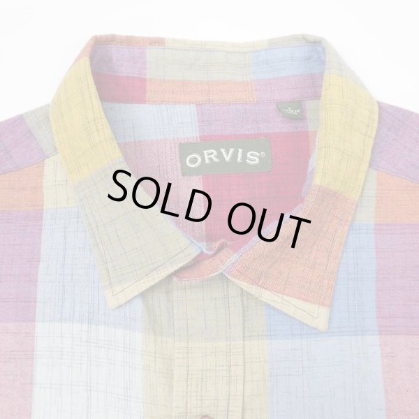 画像3: 00's ORVIS S/S レギュラーカラーシャツ (3)