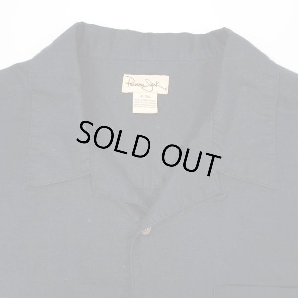 画像3: 00's Panama Jack S/S オープンカラーシャツ "BLACK" (3)