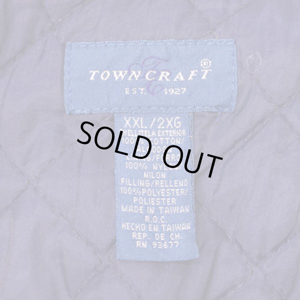 画像2: 90's TOWNCRAFT キルティングライナー ネルシャツ "Green Plaid" (2)