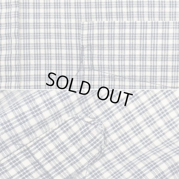 画像5: 90-00's KHAKI'S by ARROW ボタンダウンシャツ "BIG OXFORD / Navy×Ivory Plaid" (5)