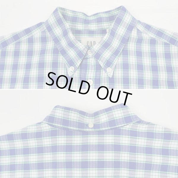 画像3: Early 00's OLD GAP S/S 3点留め ボタンダウンシャツ (3)