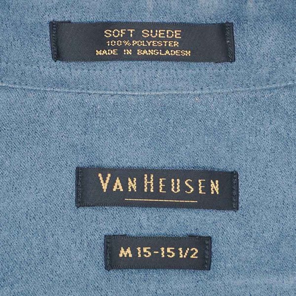 画像2: 00's VAN HEUSEN フェイクスウェードシャツ (2)