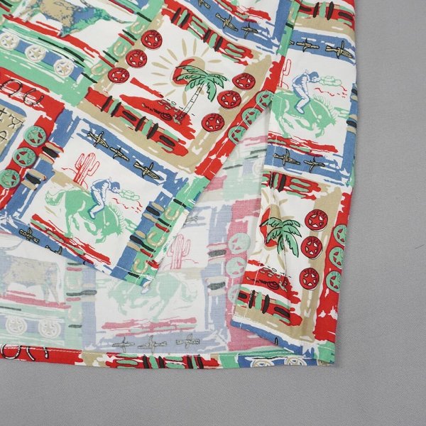 画像4: 90's BARN FLY S/S オープンカラーレーヨンシャツ "DEADSTOCK" (4)