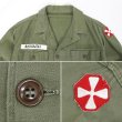 画像3: 50's US.ARMY コットンサテン ユーティリティシャツ "1st 前期型" (3)