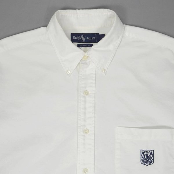 画像3: Early 90's Polo Ralph Lauren プルオーバー ボタンダウンシャツ (3)