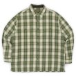 画像1: Late 90's ST JOHN'S BAY ヘビーネルシャツ "Green Omble Plaid" (1)