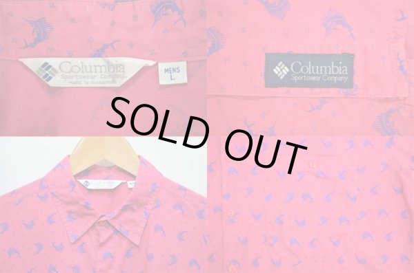 画像3: 02's OLD Columbia S/S 総柄シャツ (3)