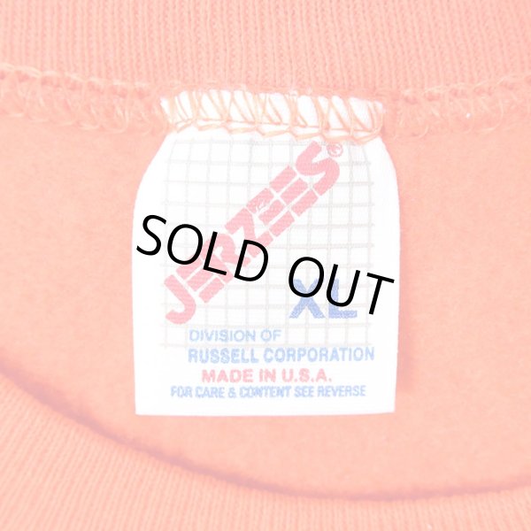 画像2: 90's JERZEES スウェットシャツ “ORANGE / DEADSTOCK” (2)