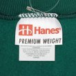 画像2: 90-00's Hanes ブランクスウェット "GREEN" (2)