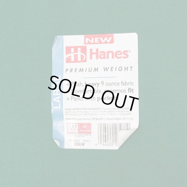 画像3: 90-00's Hanes ブランクスウェット "GREEN" (3)