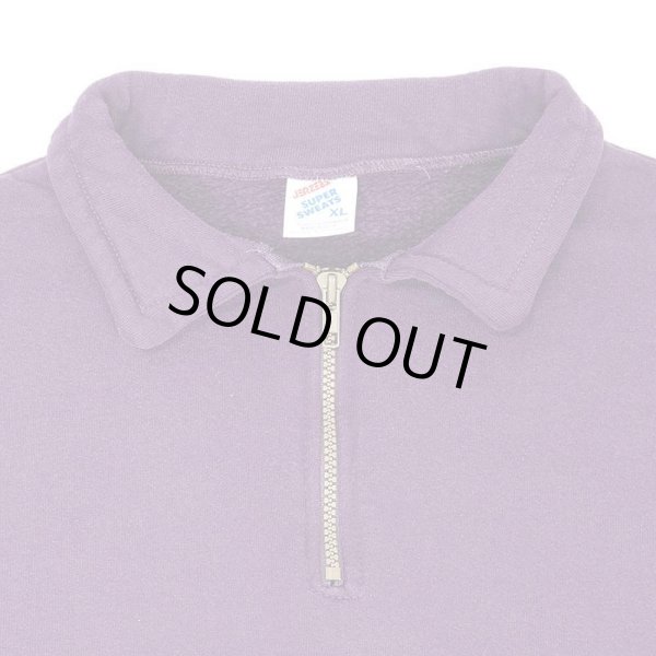 画像3: 90's JERZEES ハーフジップ スウェット "MADE IN USA" (3)