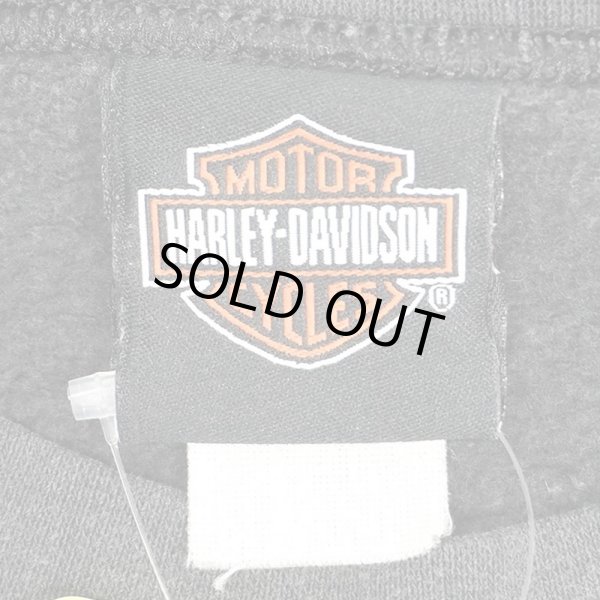 画像3: Early 00's HARLEY-DAVIDSON 両面プリント スウェット "FADE BLACK" (3)
