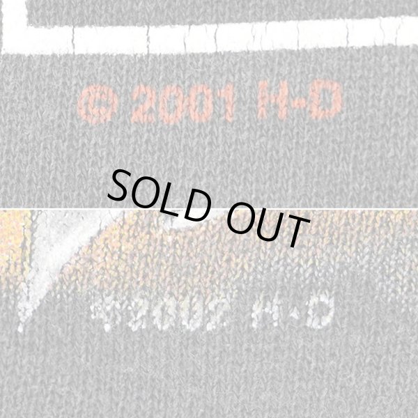 画像5: Early 00's HARLEY-DAVIDSON 両面プリント スウェット "FADE BLACK" (5)