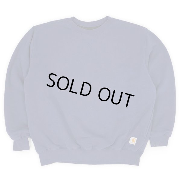 画像1: Early 00's Carhartt サーマルライナー スウェット "FADE NAVY" (1)