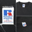 画像2: 90's RUSSELL カレッジプリントスウェット "MADE IN USA / BLACK" (2)