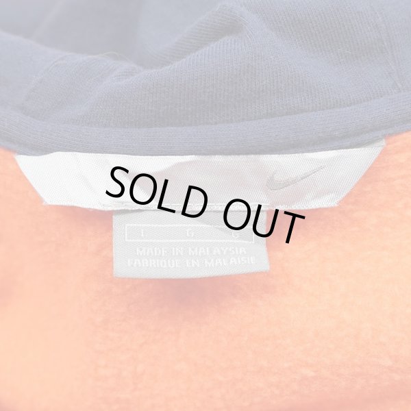 画像2: 00's NIKE ロゴ刺繍 スウェットパーカー (2)