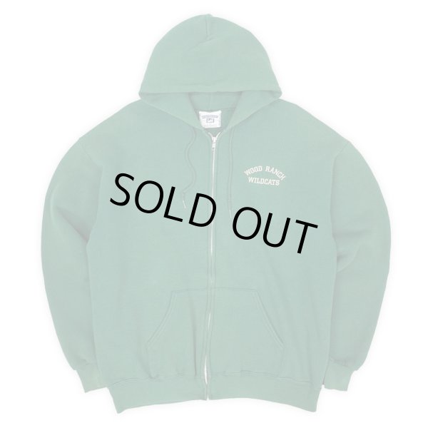 画像1: 90's Lee フルジップ スウェットパーカー "WOOD RANCH WILDCATS" (1)