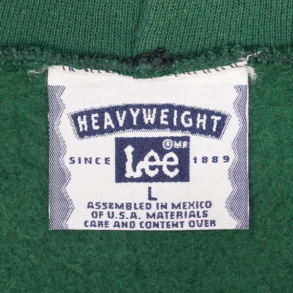 画像2: 90's Lee フルジップ スウェットパーカー "WOOD RANCH WILDCATS" (2)