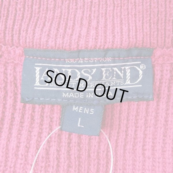 画像2: 90's LANDS' END コットン ジープニット “MADE IN USA” (2)