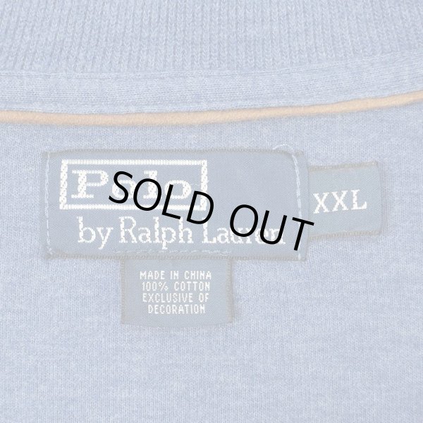 画像2: 00's Polo Ralph Lauren ハーフジップ コットンニット (2)